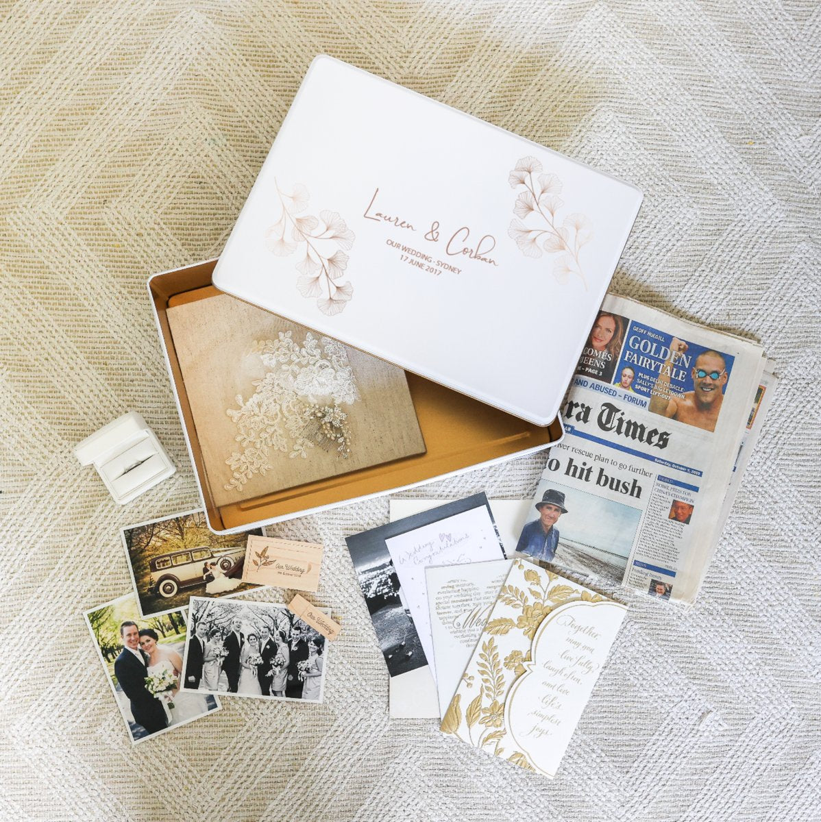 Keepsake Box - Wedding - Design 7
