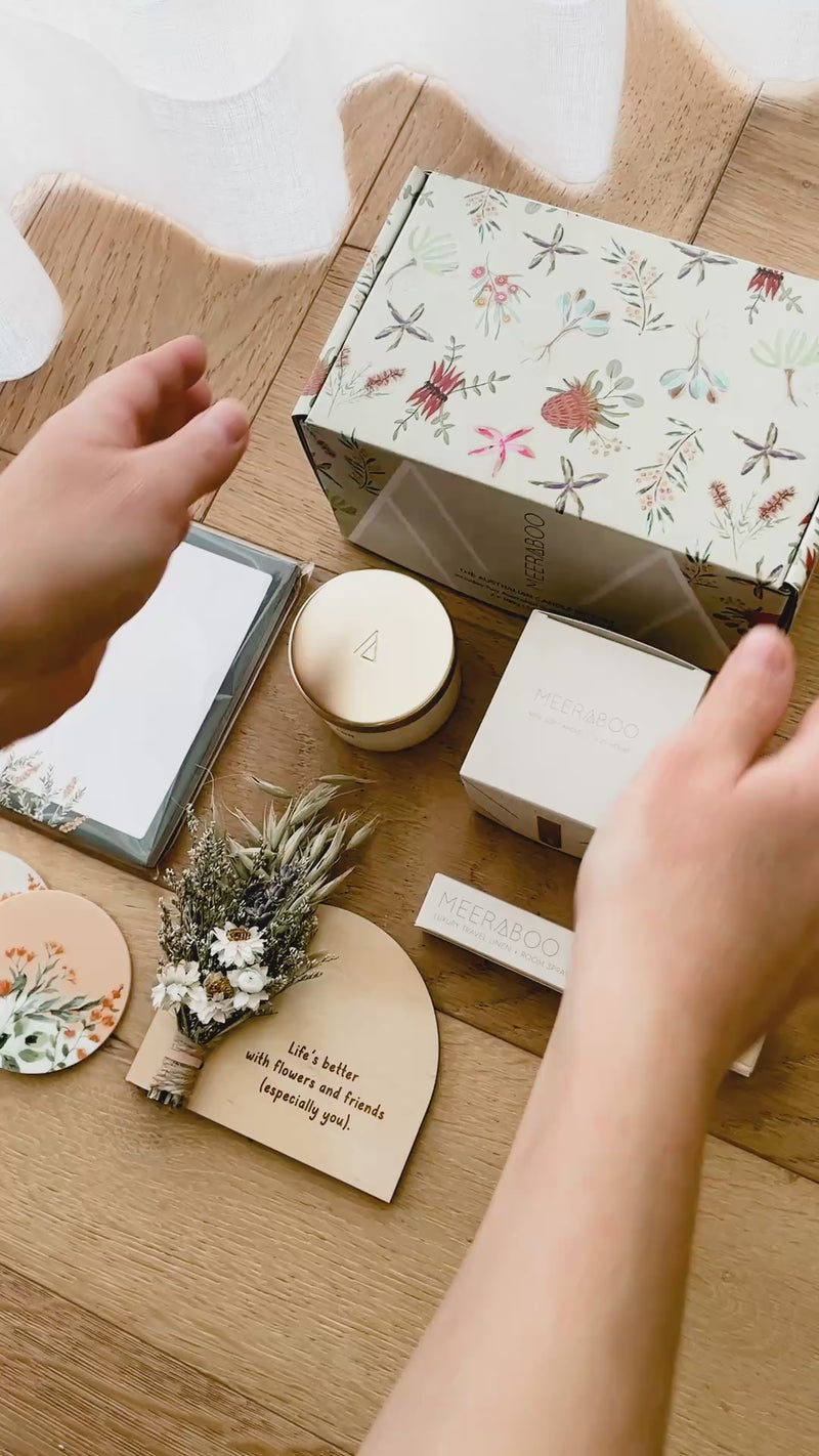 Beautiful Gift Pack for Teachers with fridge magnet, candle, room spray. perfect for teacher gifting - VIDEO