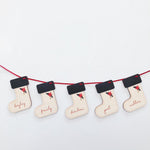 Additional Christmas Stocking Garlands - Classic