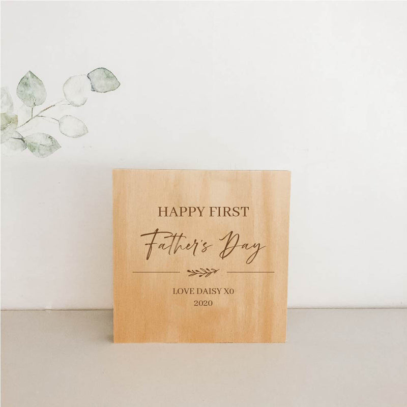 Standing Wooden Plaques for Dad 15cm