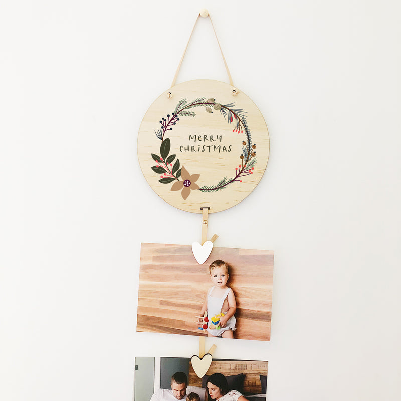 Christmas Memory Drops/ Greeting Card Holder