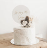 Acrylic Cake Topper