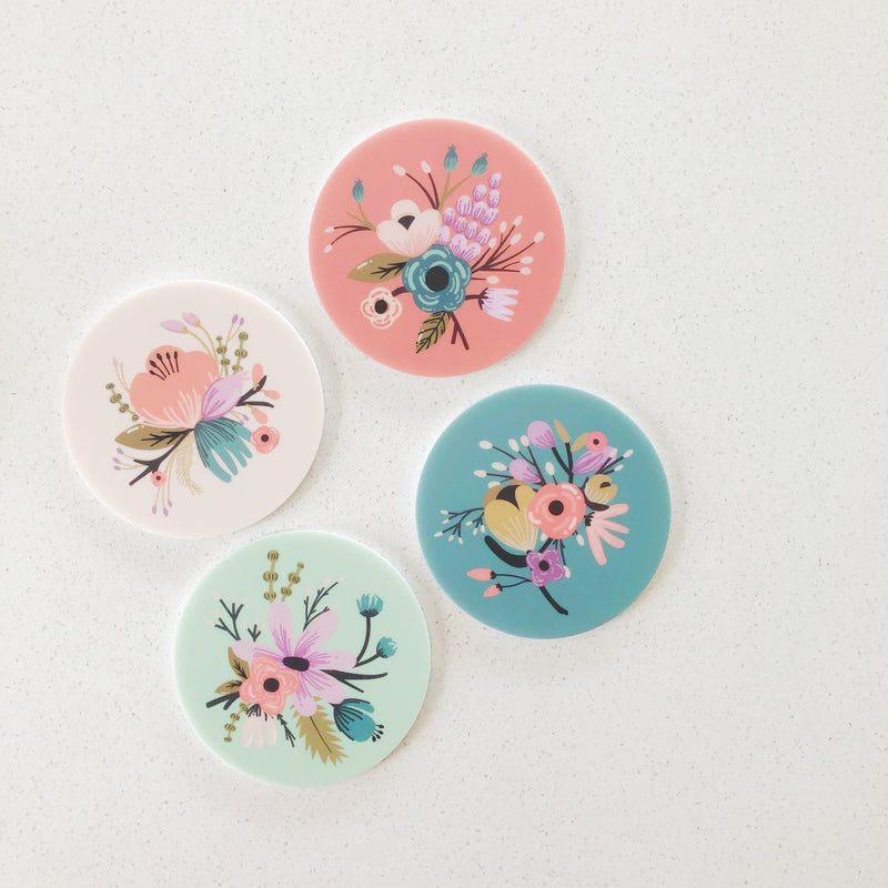 Fridge Magnets - Floral (ready-made)