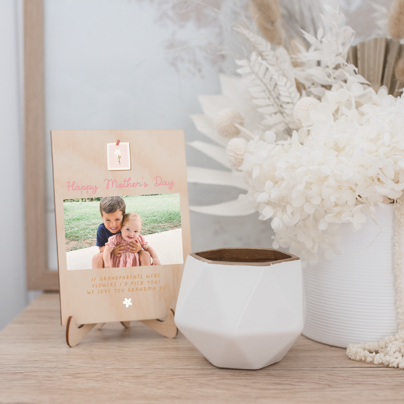 Mother's Day Photo Plaques - Daisy