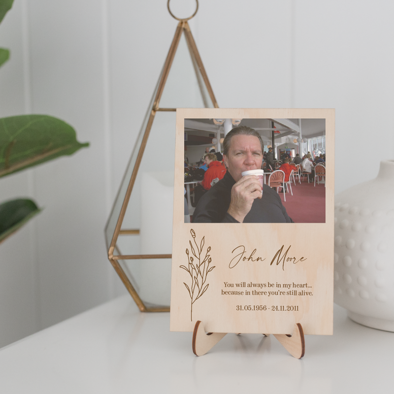 Photo Plaques - In Memory
