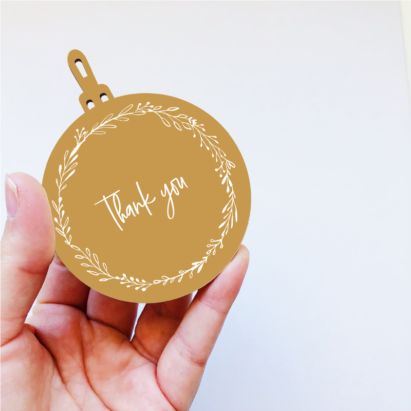 Acrylic Christmas Baubles - Double Sided