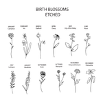 Etched Compact Mirror - Birth Blossoms