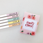 Herb Sticks - Set of 5