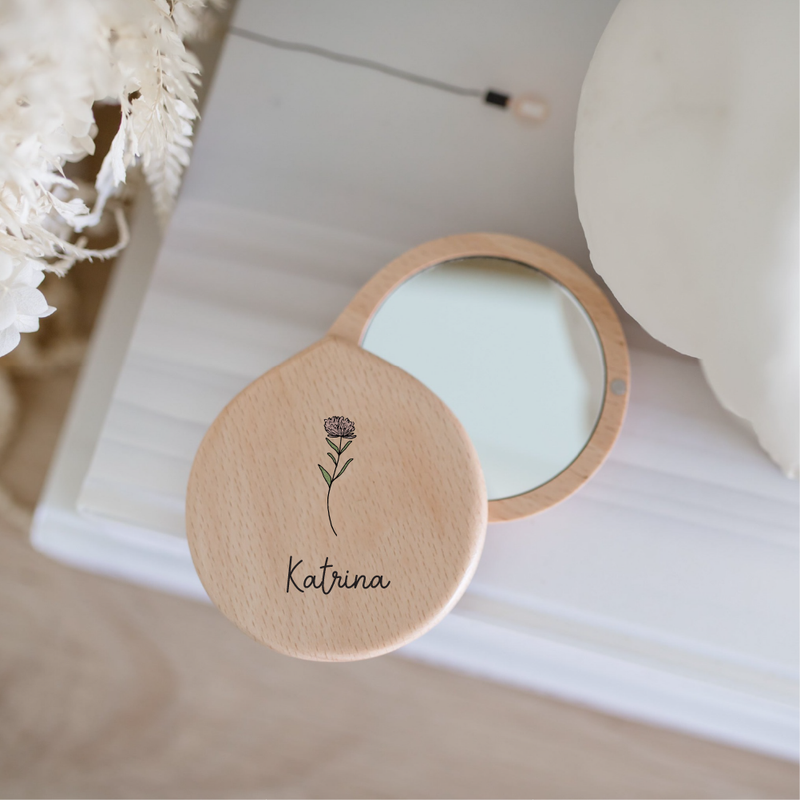 Compact Mirror - Birth Blossoms