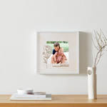 Etched Timber Photo Frame