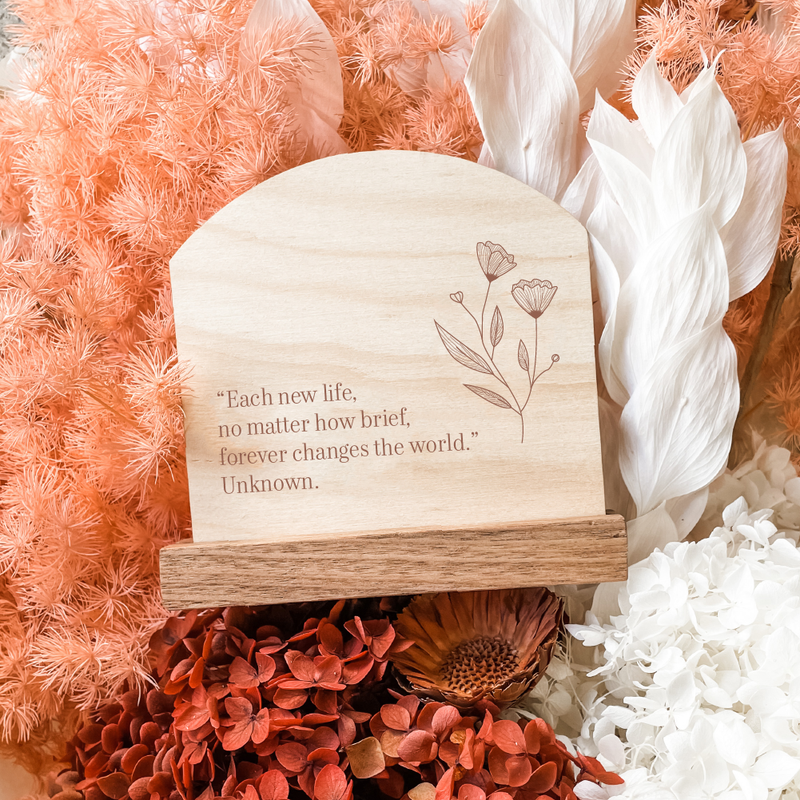 Etched Plaques - Still Life (multiple sayings)