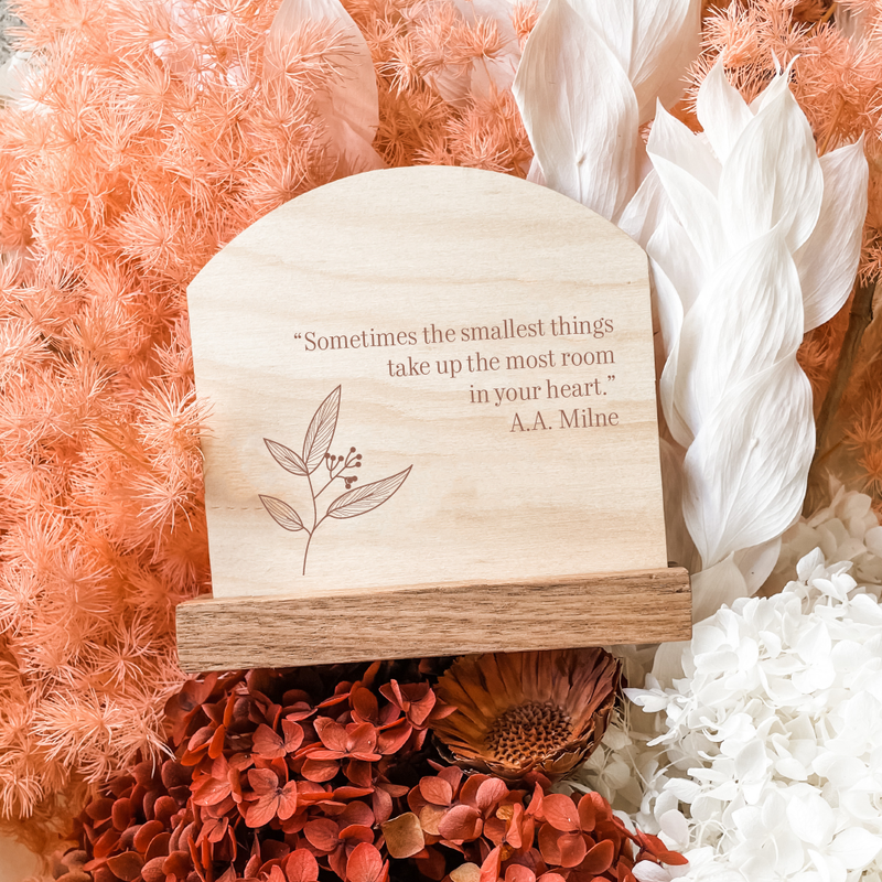 Etched Plaques - Still Life (multiple sayings)