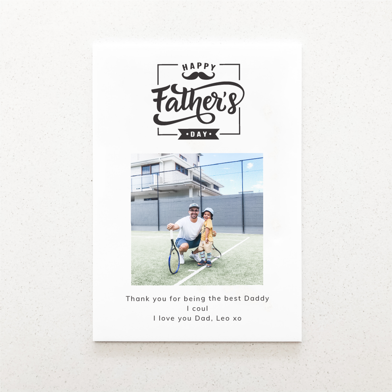 Father's Day Photo Plaques (multiple designs)