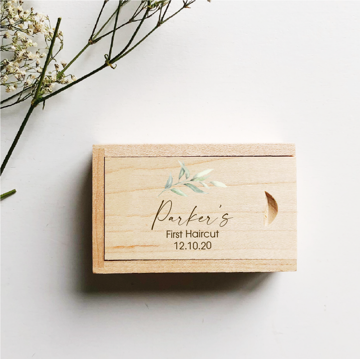 First Haircut Keepsake Box