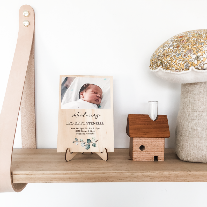 Birth Details - Keepsake Plaques - multiple designs