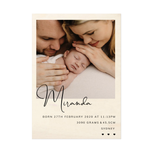 Birth Details - Keepsake Plaques - multiple designs