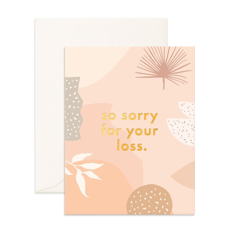 So Sorry Greeting Card