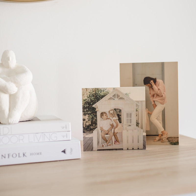 Wooden Photo Blocks 15cm