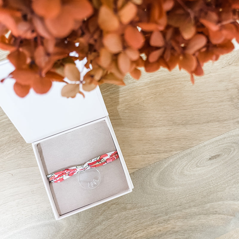 Personalised Bracelet - Liberty London - Affirmation - Clear Acrylic