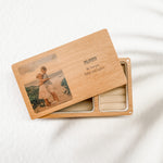 Personalised Wooden Jewellery Box - Photo + Message
