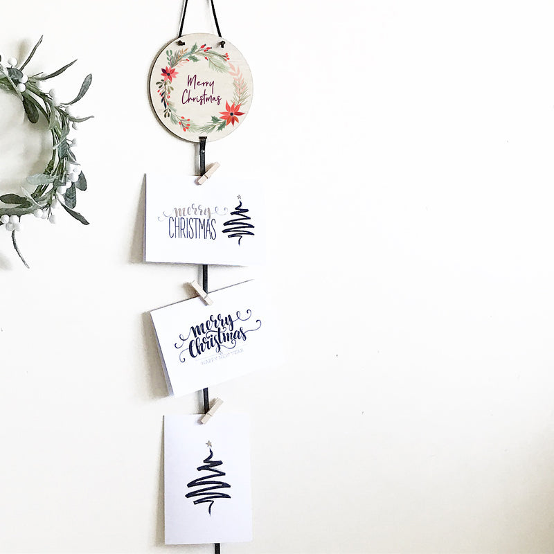 Christmas Memory Drops/ Greeting Card Holder
