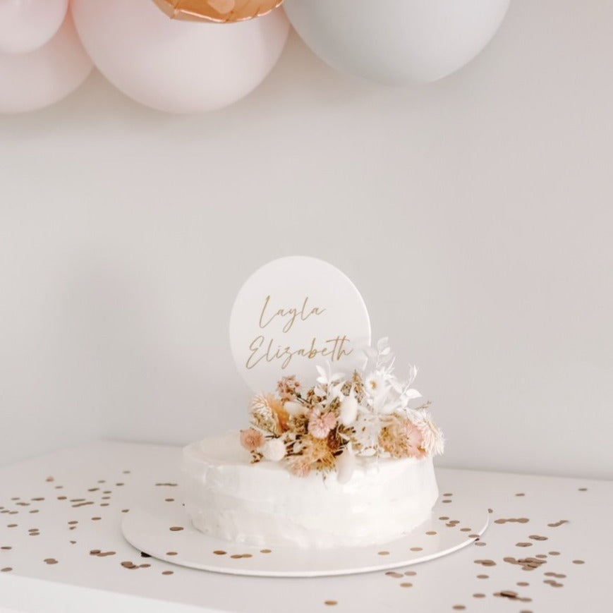 Personalised Cake Topper