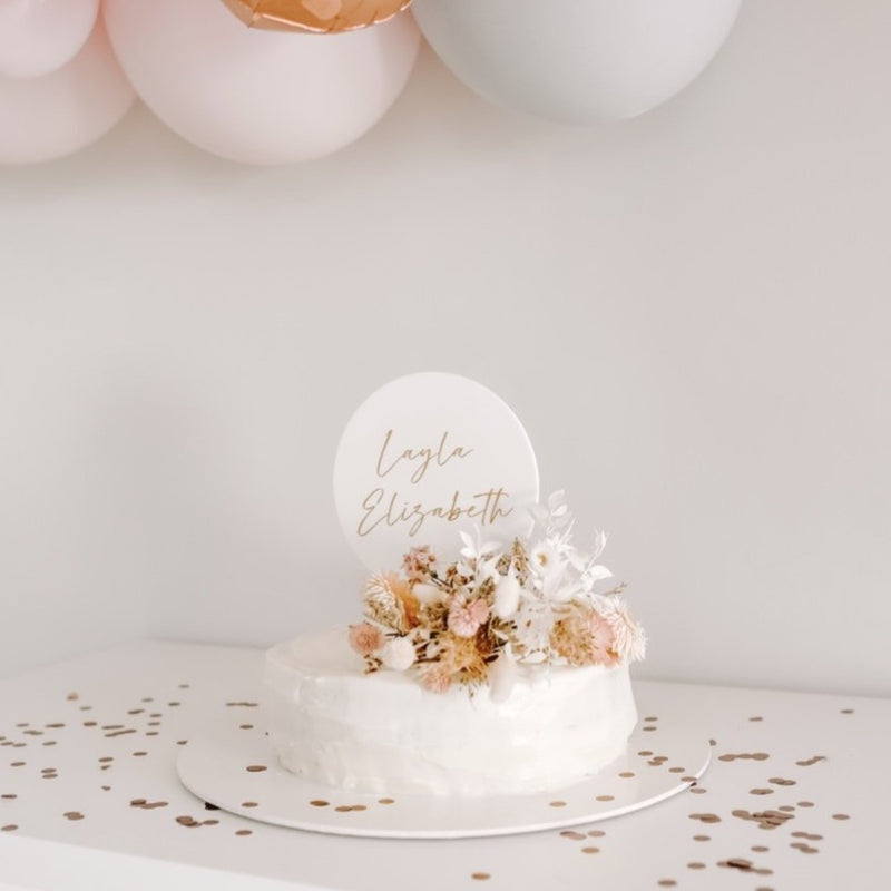 Personalised Cake Topper