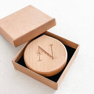 Etched Compact Mirror