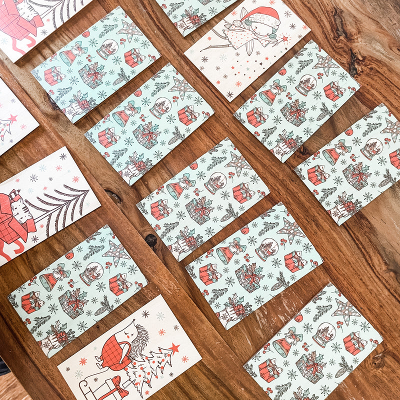 Wooden Christmas Memory Card Game