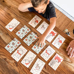 Wooden Christmas Memory Card Game