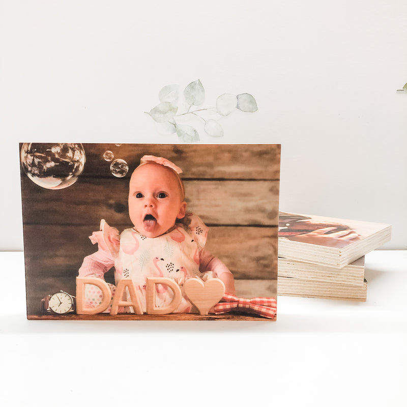 Wooden Photo Blocks A5