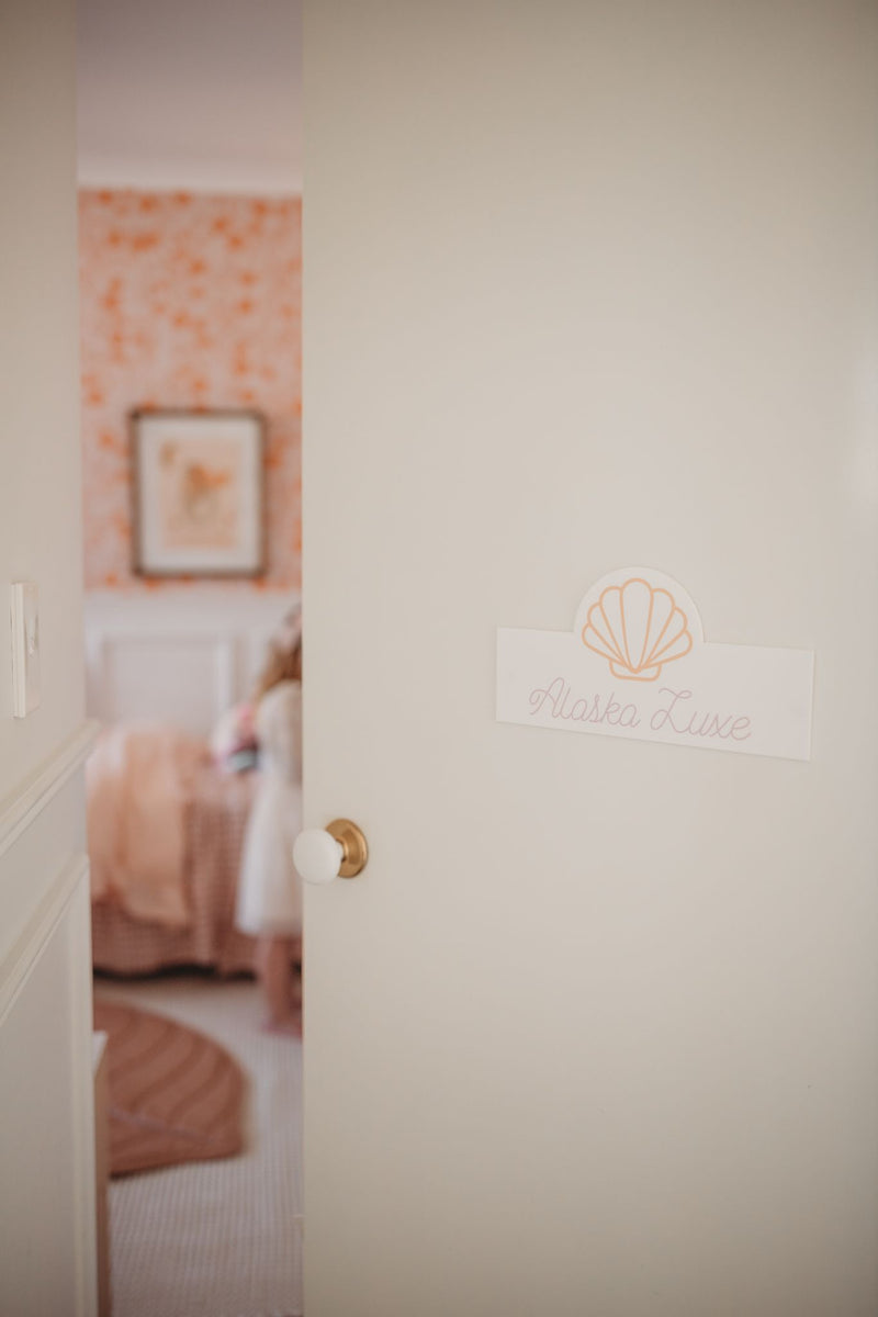 Seashell Room Sign x Miss Kyree Loves