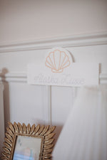 Seashell Room Sign x Miss Kyree Loves