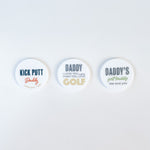 Personalised Golf Ball Markers - Set of 3