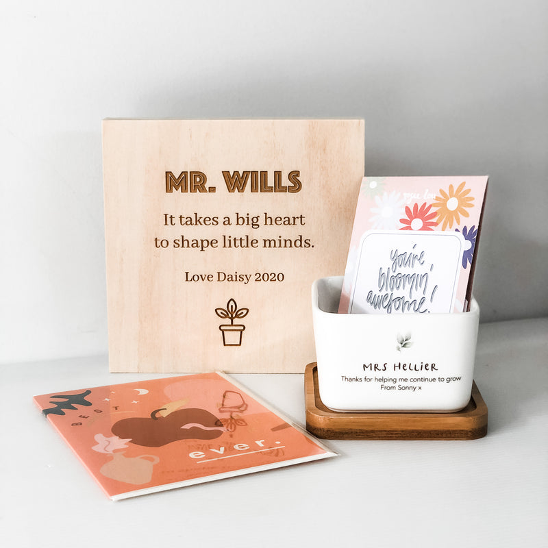 Standing Wooden Plaques for Teachers