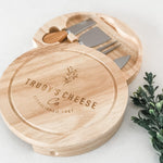 Personalised Father's Day Cheese Boards - Leaf