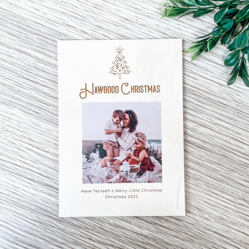 Christmas Photo Plaques - Etched