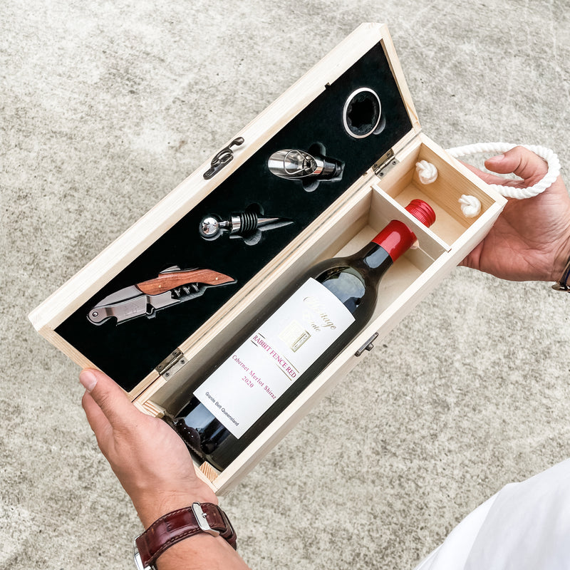 Wine Box (5 piece set) - Christmas Tree