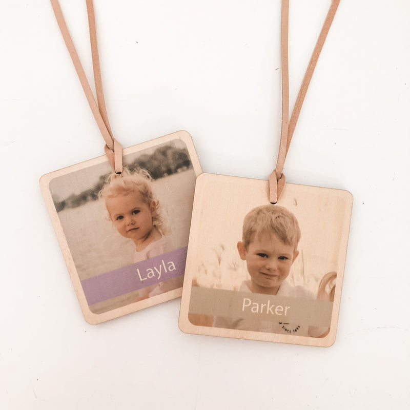 Photo Bag Tags - Square