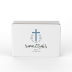 Keepsake Box - Baptism Christening - Blue
