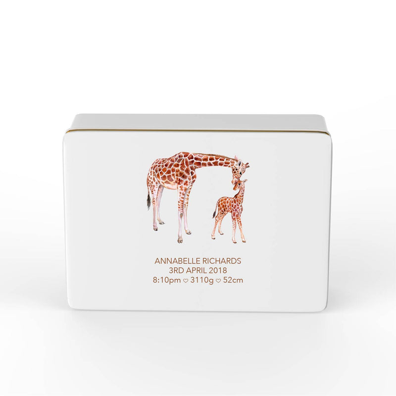 personalised keepsake box - premium tin
