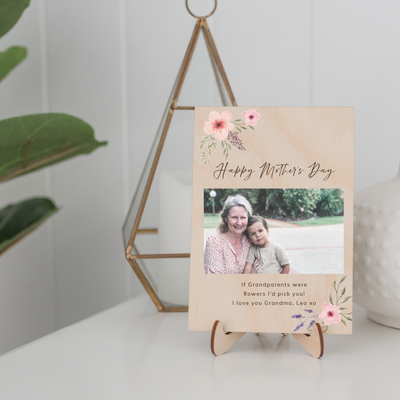 A6 and A6 wooden photo plaques
