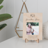 Mother's Day Photo Plaque - wildflowers