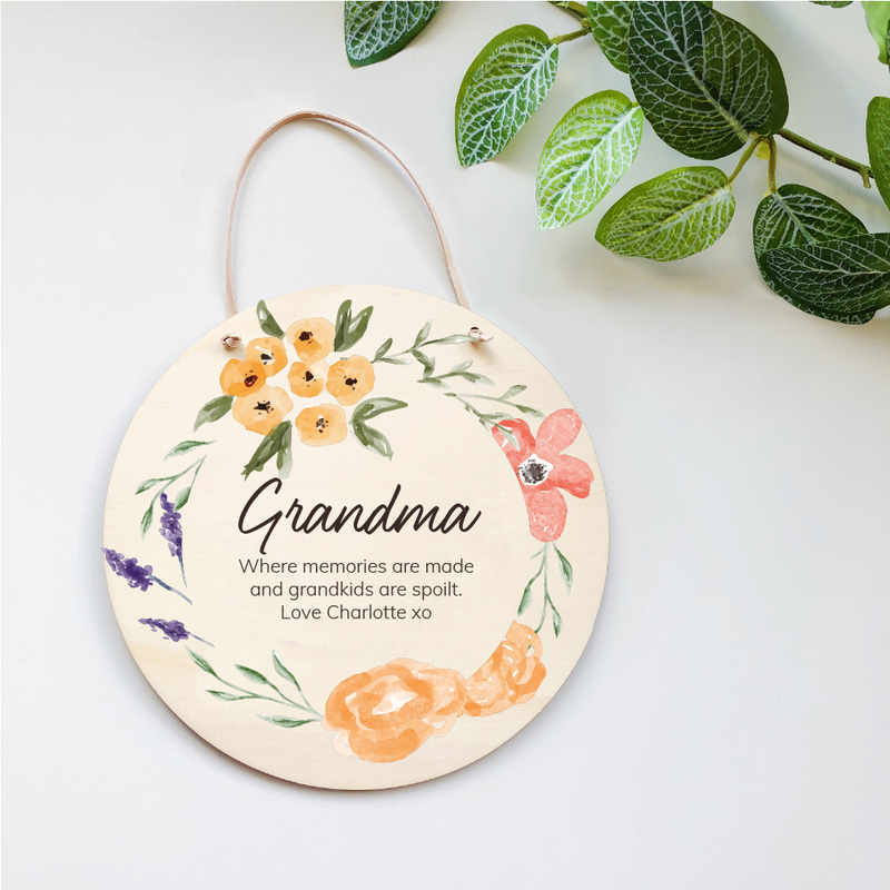 Mother's Day Plaques - Mustard Florals