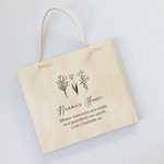 Printed Plaques Timber (custom)