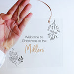 Printed Christmas Plaques - Acrylic Rectangle