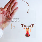 Printed Christmas Plaques - Acrylic Rectangle