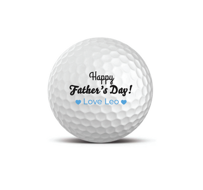 Personalised Golf Ball Father's Day
