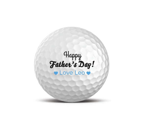 Personalised Golf Ball Father's Day