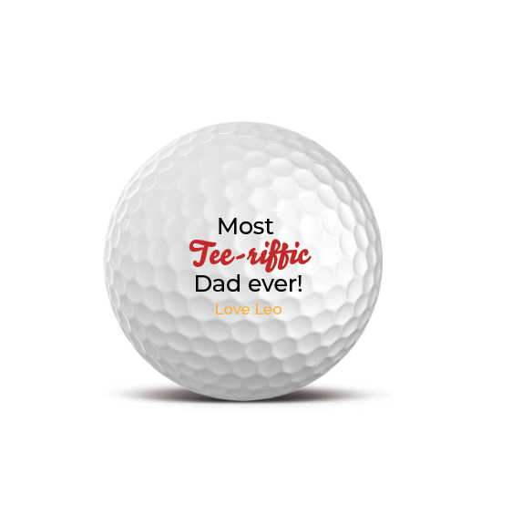 personalised golf ball - Most Tee riffic